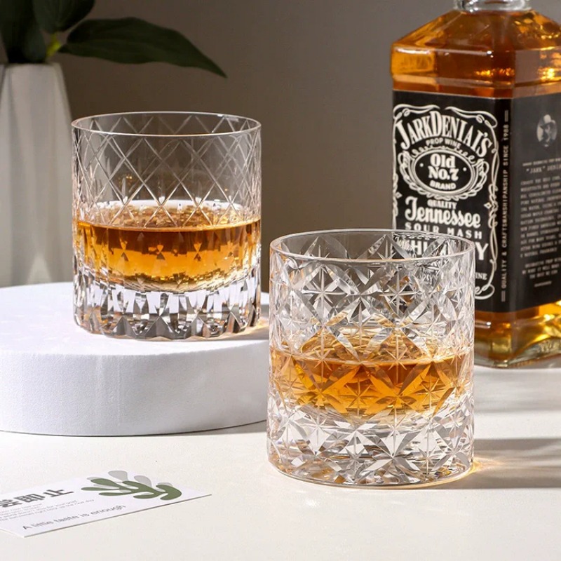 Wine Beer Spirit - Handmade Whiskey Glass Edo Cut Crystal