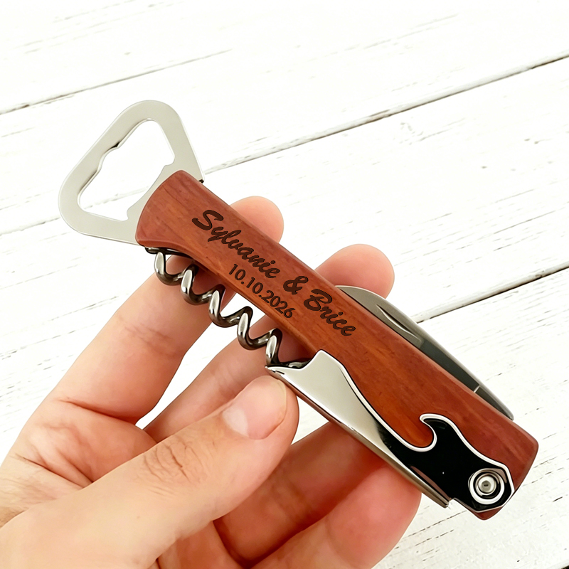 Wine Beer Best - Personalized Wine Bottle Opener Beer Bottle