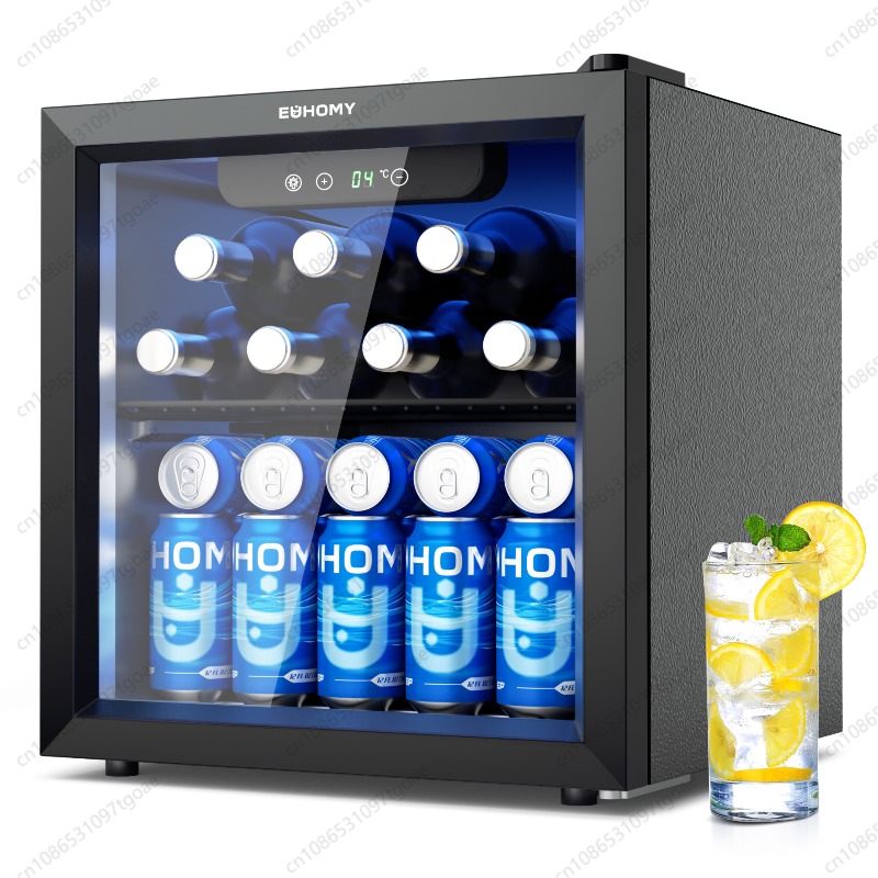 EUHOMY Mini Fridge Portable Co - Wine Beer Fridge Small recension och pris