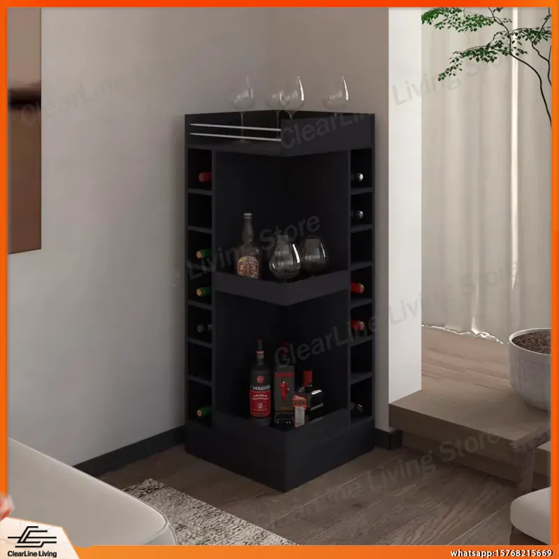 Black Corner Bar Cabinet with  - Wine Beer Rum recension och pris