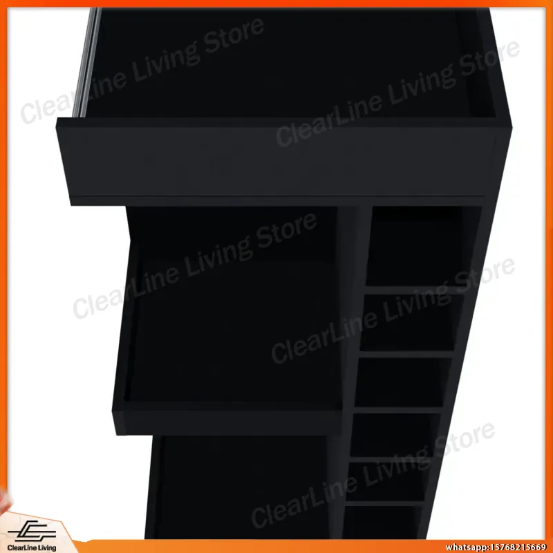 Black Corner Bar Cabinet with  - Wine Beer Rum recension och pris