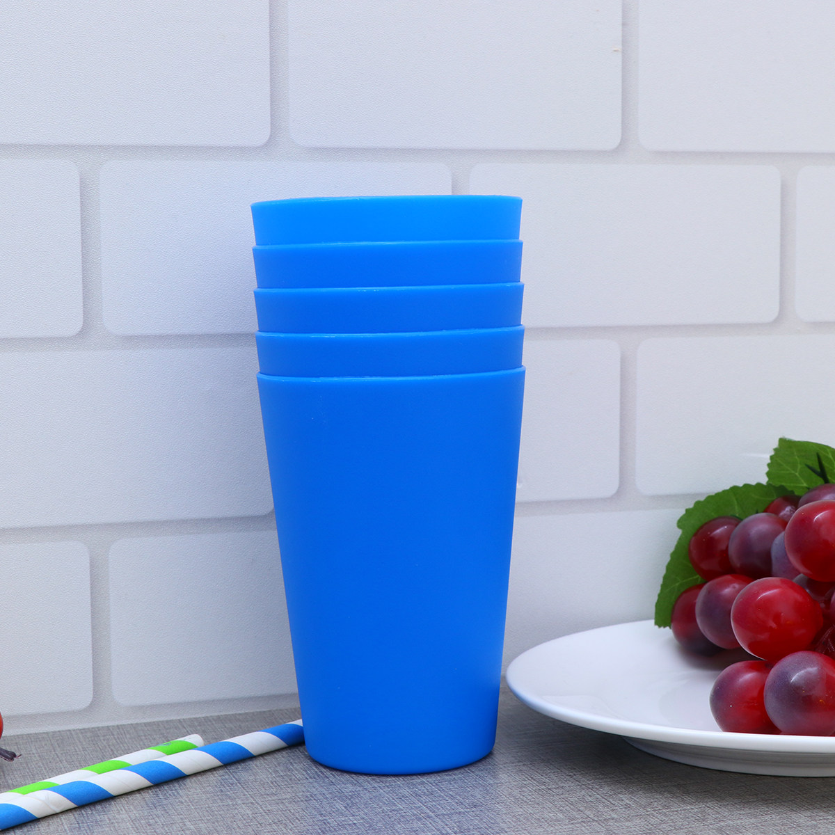12Pcs Matte Plastic Drinking C - Wine Beer Restaurant recension och pris