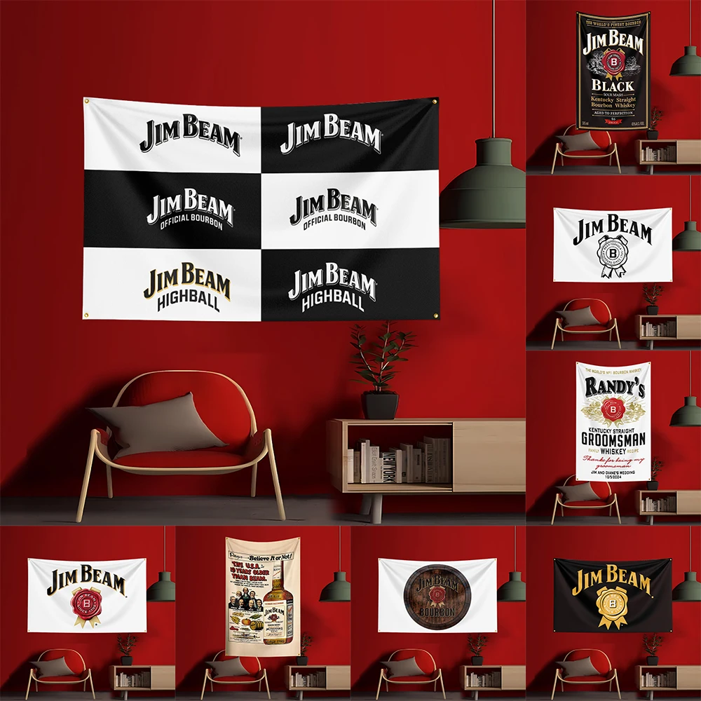 90X150CM Whisky-J-jim beams Fl - Wine Beer Rum recension och pris