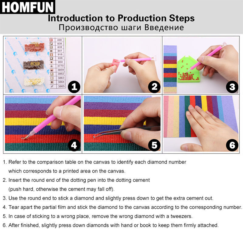 HOMFUN Diamond Painting Cross  - Beer Wine Up recension och pris