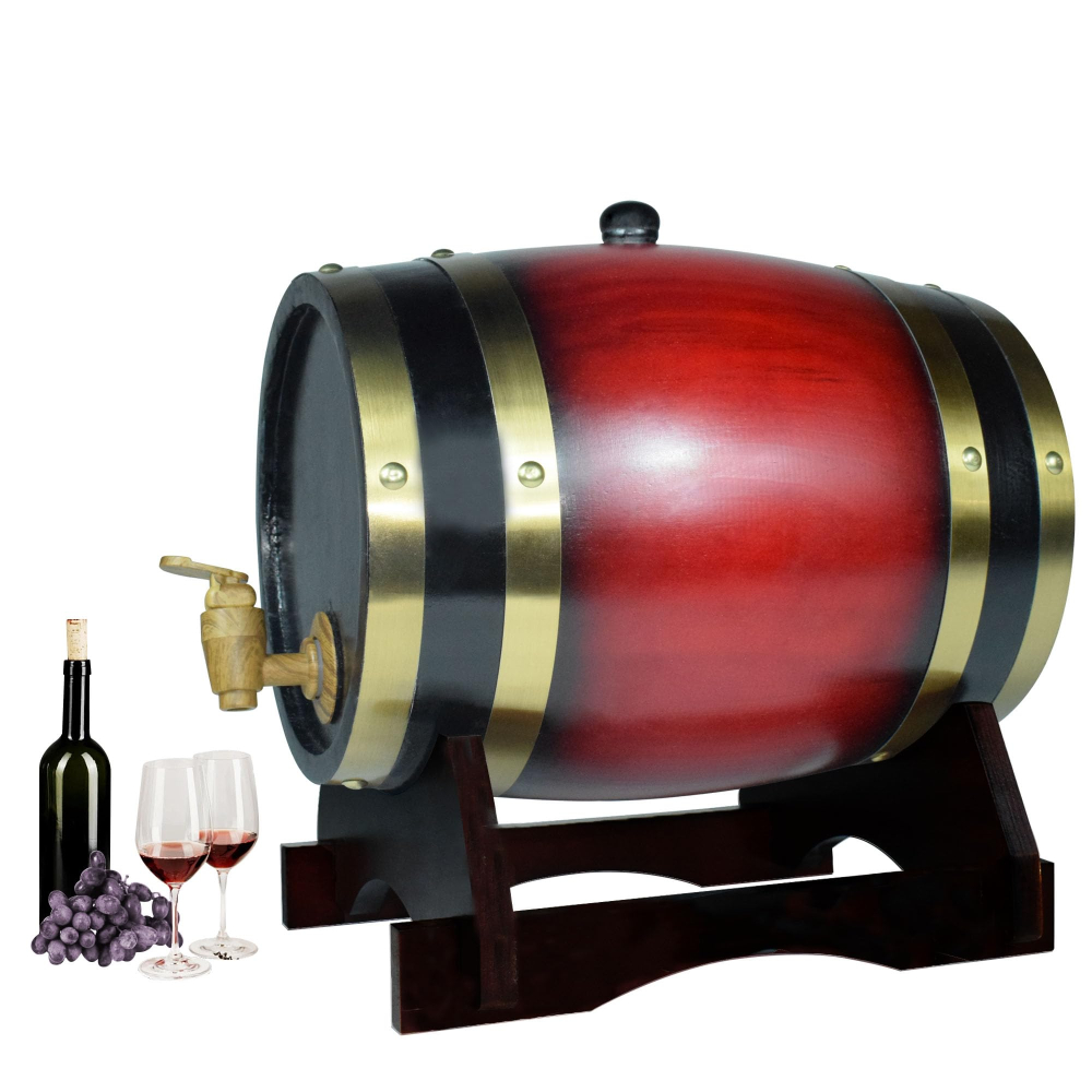 Whiskey Barrel Dispenser Oak A - Wine Beer Spirit recension och pris