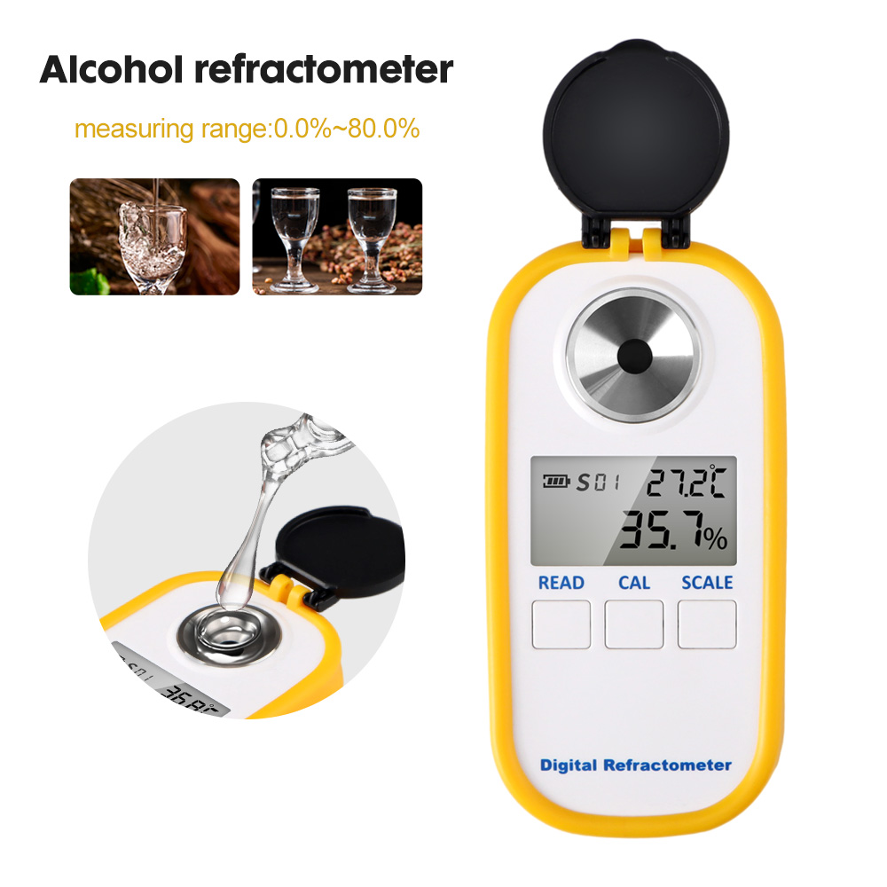Digital Alcohol Refractometer  - Wine Beer Spirit recension och pris