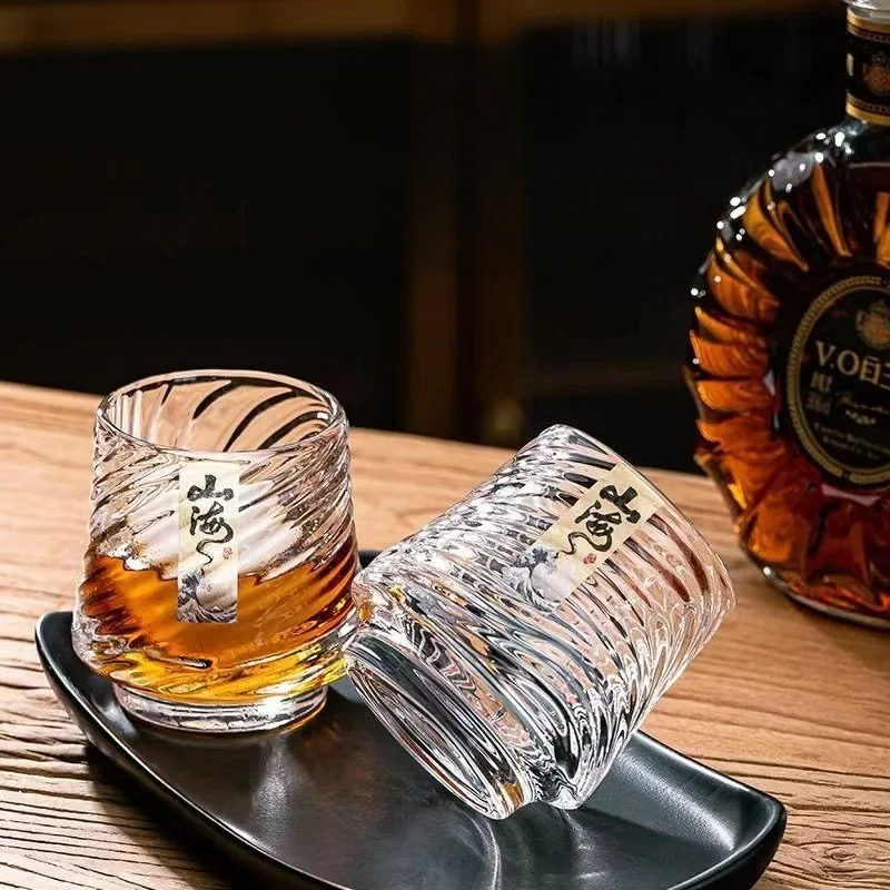 Glass Whiskey Cup Set Shanhai  - Wine Beer Glass recension och pris