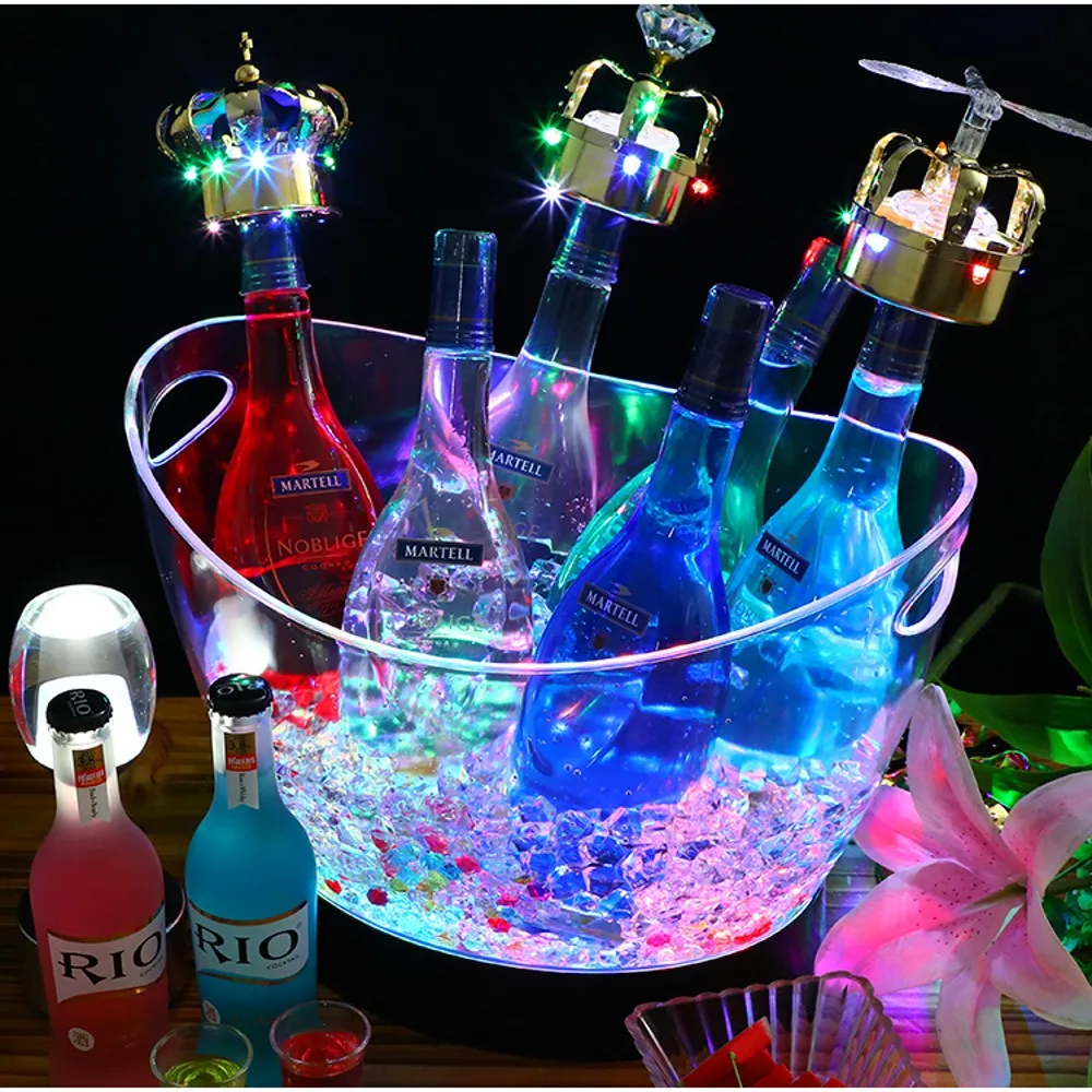8L Transparent LED Luminous Ic - Beer Wine Up recension och pris