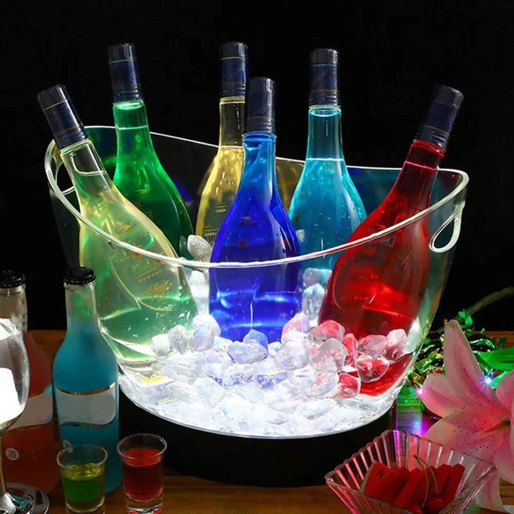 8L Transparent LED Luminous Ic - Beer Wine Up recension och pris