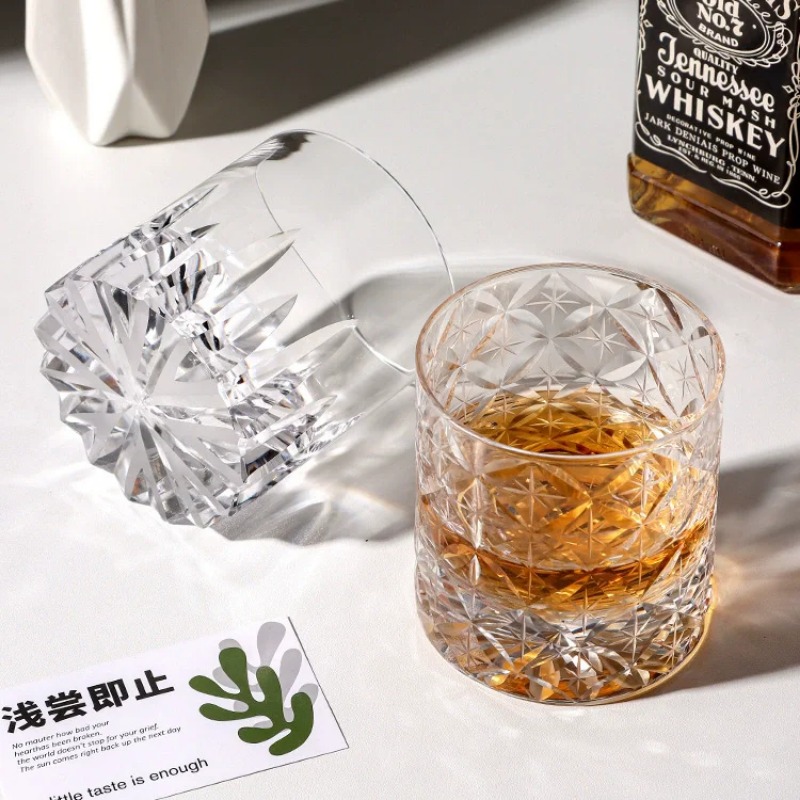 Handmade Whiskey Glass Edo Cut - Wine Beer Spirit recension och pris