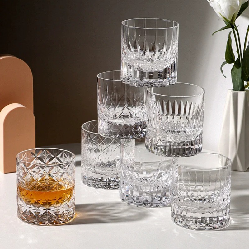 Handmade Whiskey Glass Edo Cut - Wine Beer Spirit recension och pris