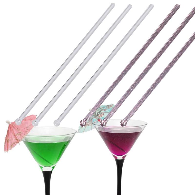 100Pcs Transparent Cocktail Dr - Muddler Cocktail Bar recension och pris