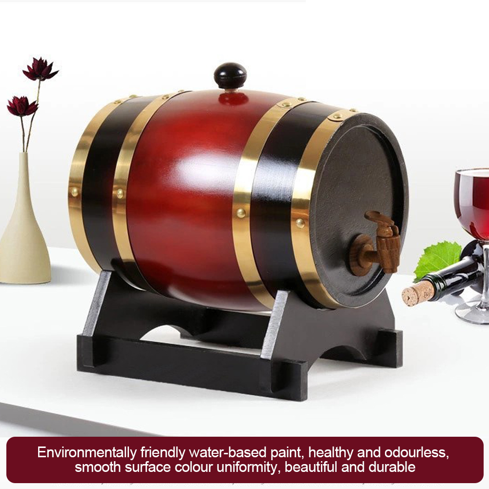 3L Wine Barrel With Faucet For - Wine Beer Rum recension och pris