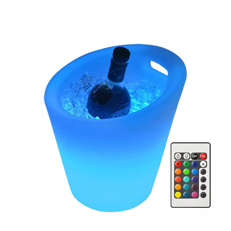 LED Light Up Ice Bucket 7 Colo - Beer Wine Up recension och pris