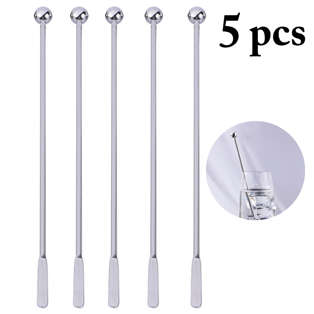 5Pcs/Set Creative 19cm Stainle - Muddler Cocktail Bar recension och pris
