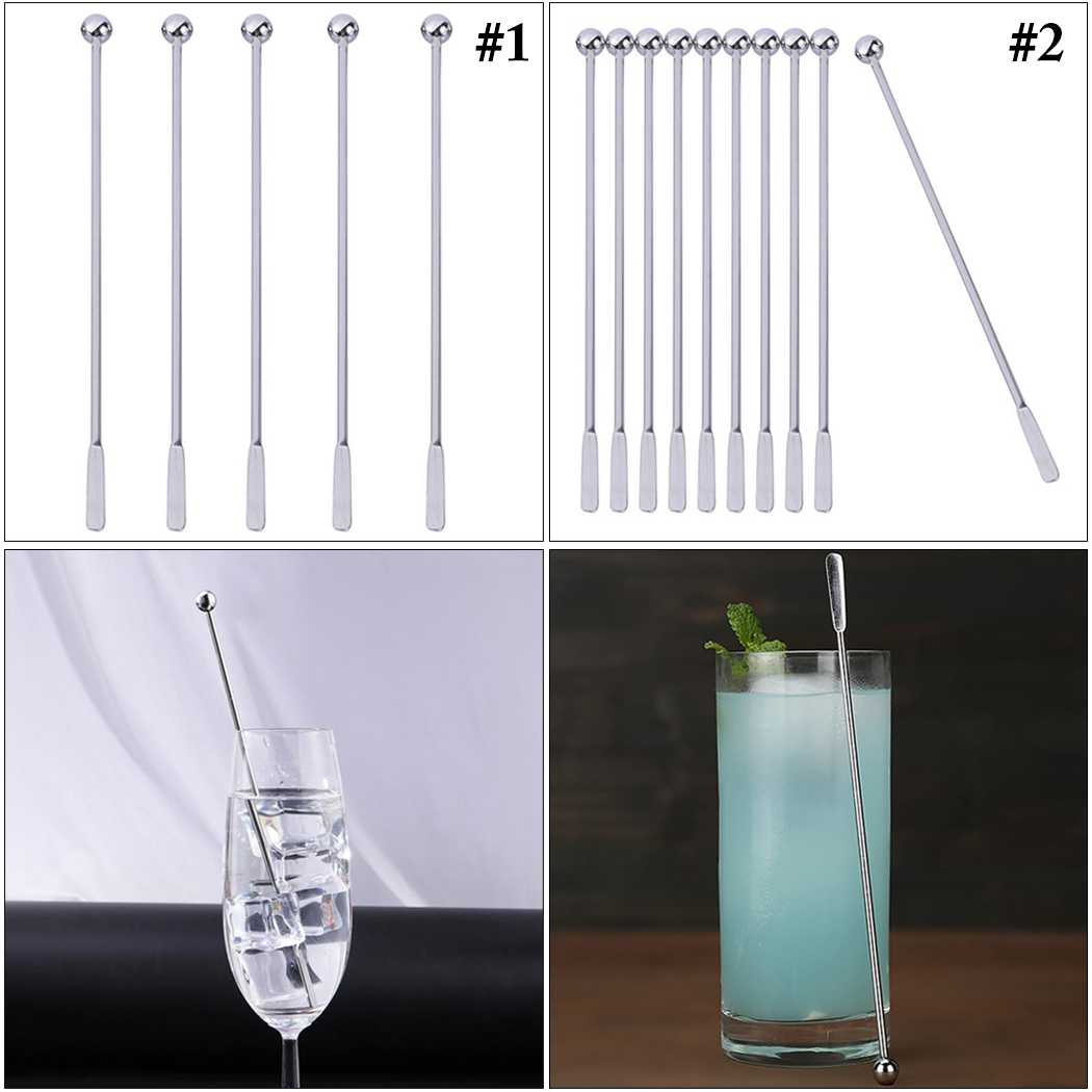 5Pcs/Set Creative 19cm Stainle - Muddler Cocktail Bar recension och pris