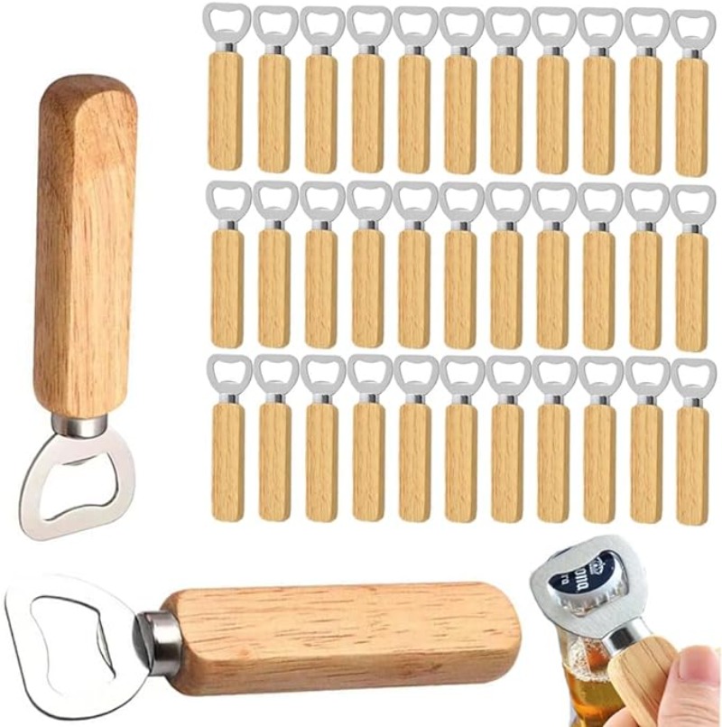 Wood Wine Bottle Opener, Beer  - Wine Beer Restaurant recension och pris