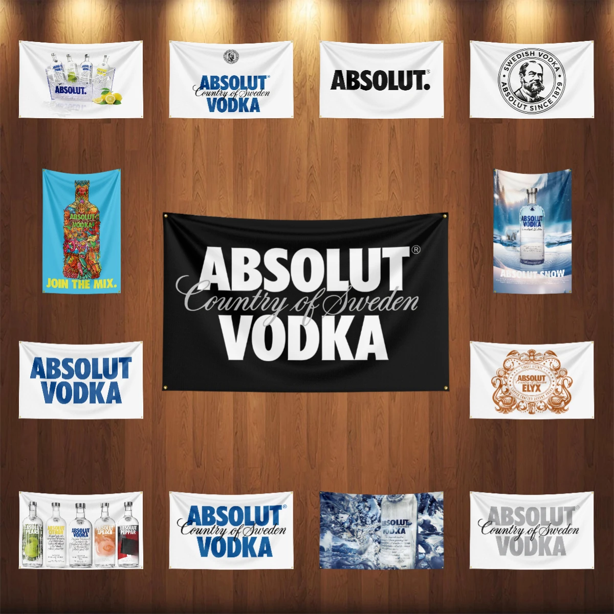3×5ft A-Absolut Vodkas Flag Po - Wine Beer Rum recension och pris