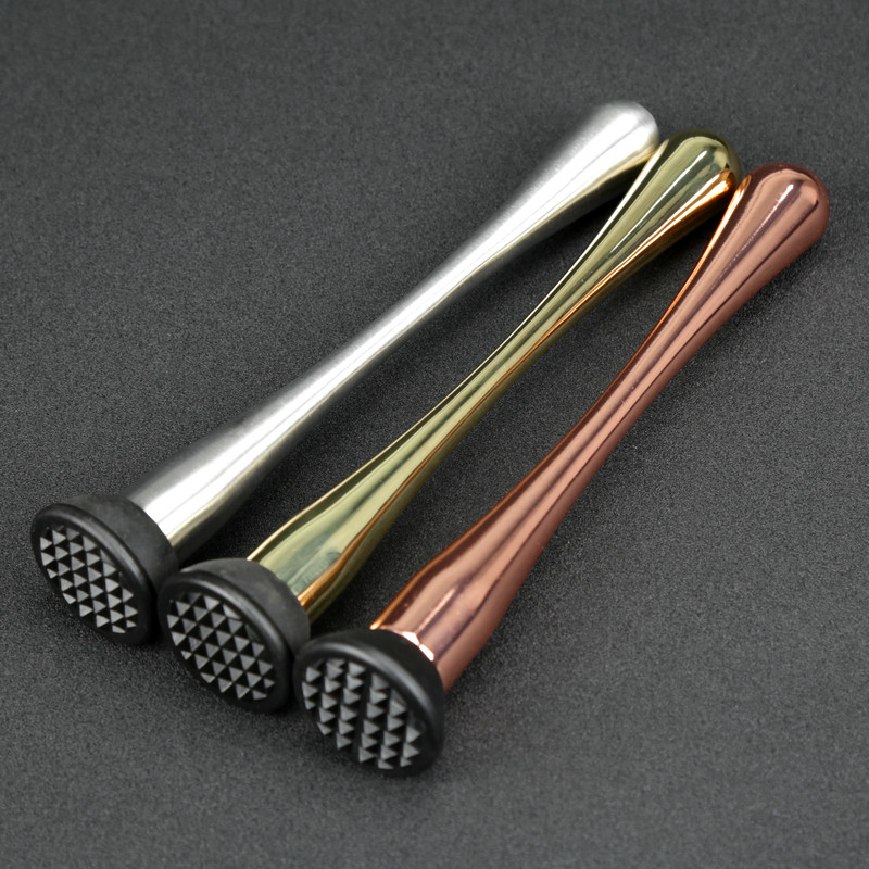 Stainless Steel Cocktail Muddl - Muddler Cocktail Bar recension och pris