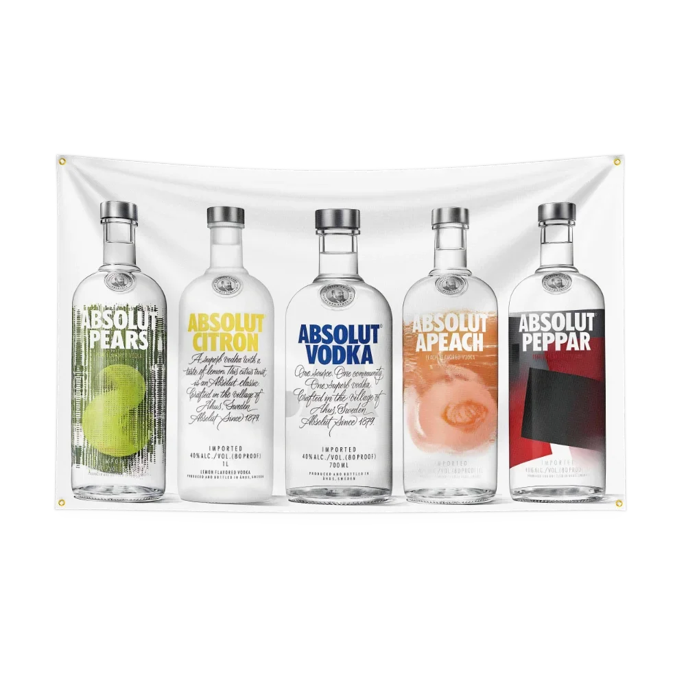3×5ft A-Absolut Vodkas Flag Po - Wine Beer Rum recension och pris