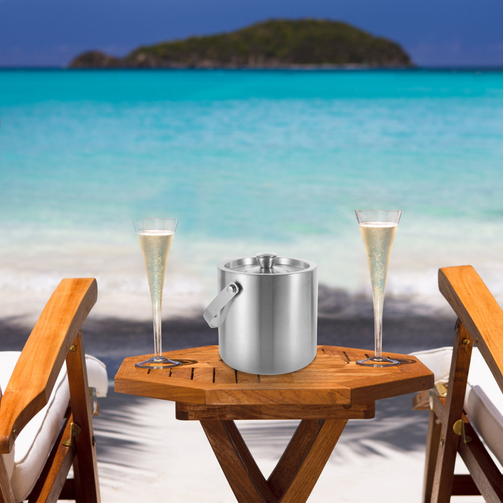 Stainless Steel Insulated Ice  - Wine Beer Restaurant recension och pris