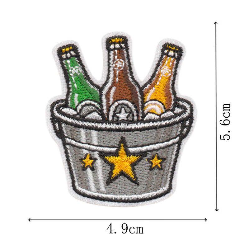 Creative Beer Element Embroide - Is Wine And Beer Difference recension och pris