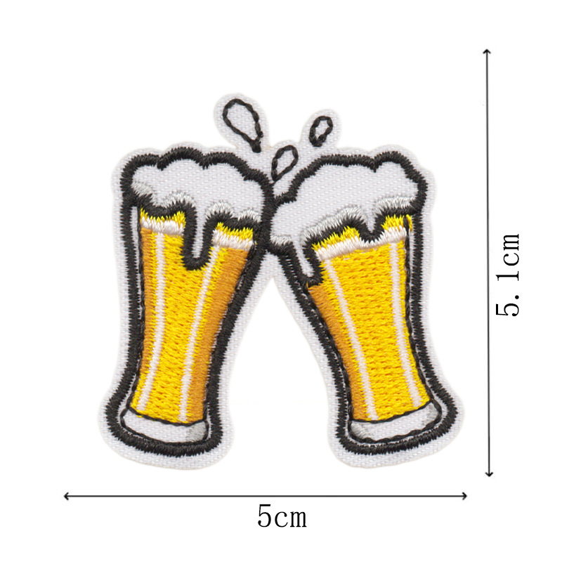 Creative Beer Element Embroide - Is Wine And Beer Difference recension och pris