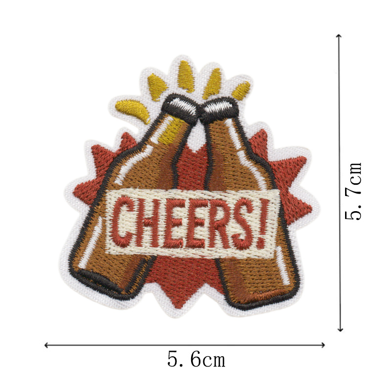 Creative Beer Element Embroide - Is Wine And Beer Difference recension och pris