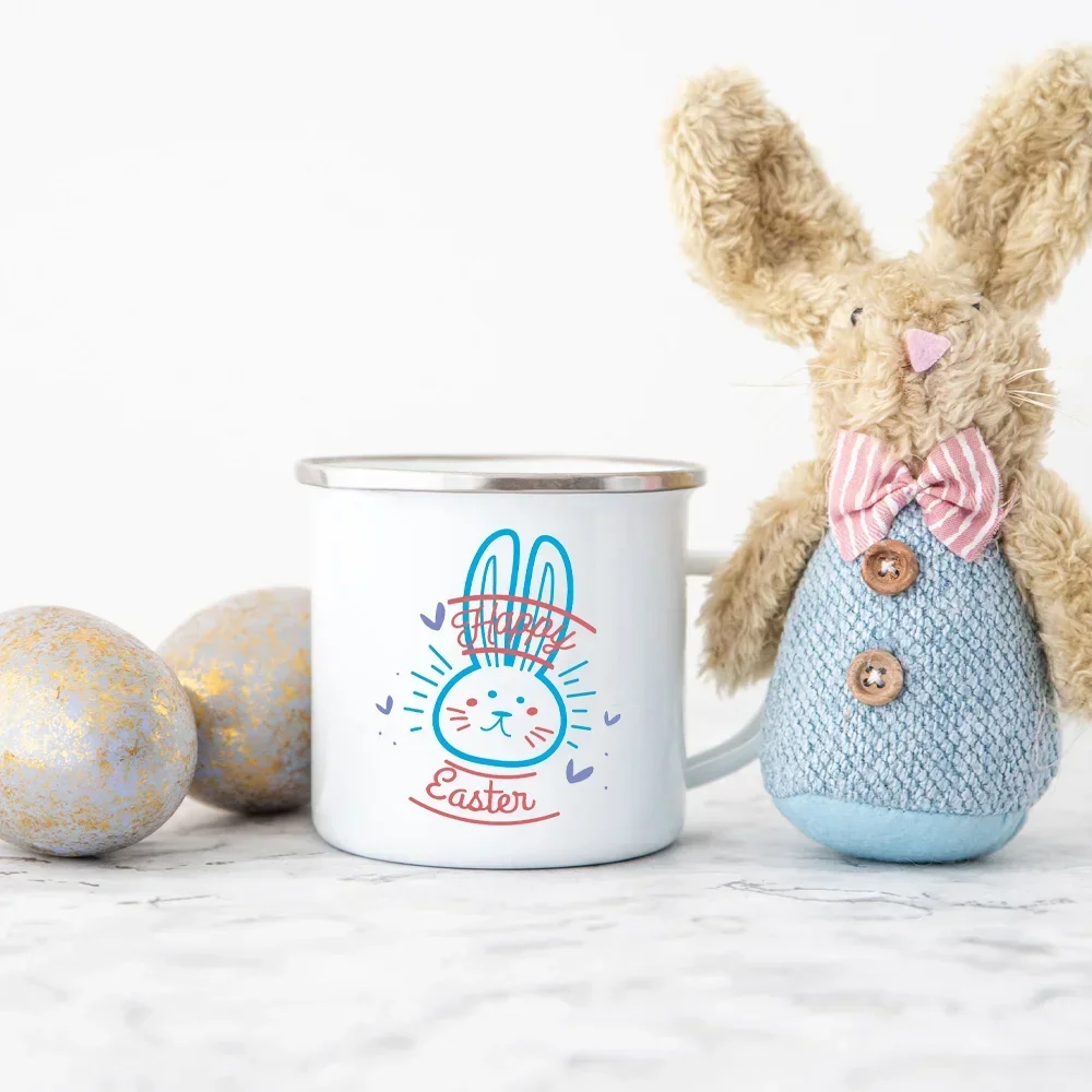 Enamel Handle Cup Happy Easter - Wine Beer Best recension och pris