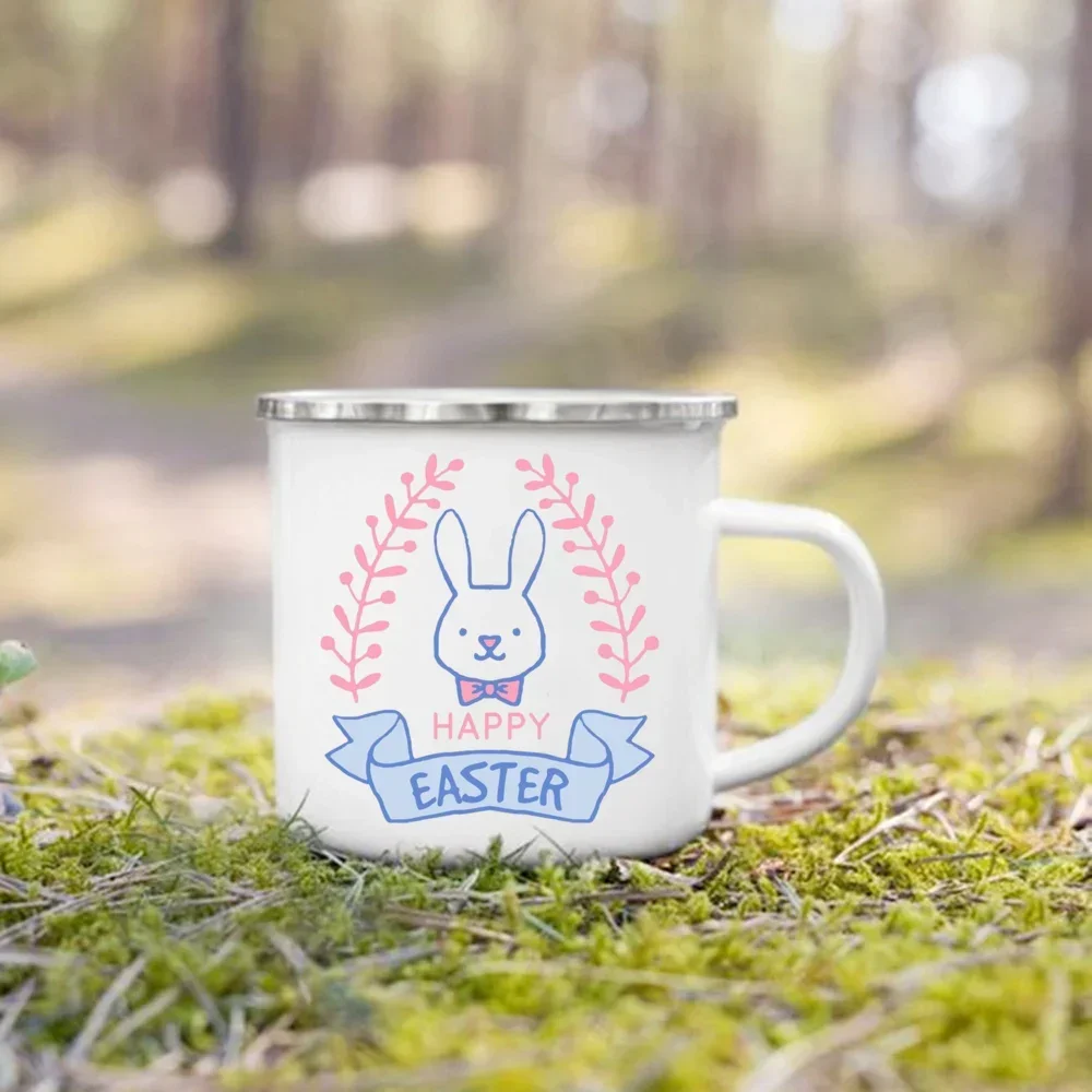 Enamel Handle Cup Happy Easter - Wine Beer Best recension och pris
